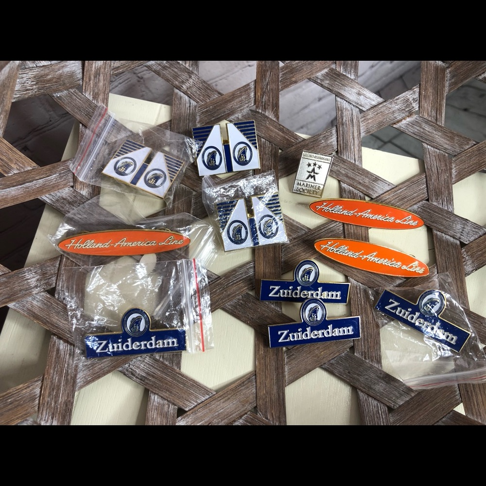 Assorted Vintage Cruise Pins